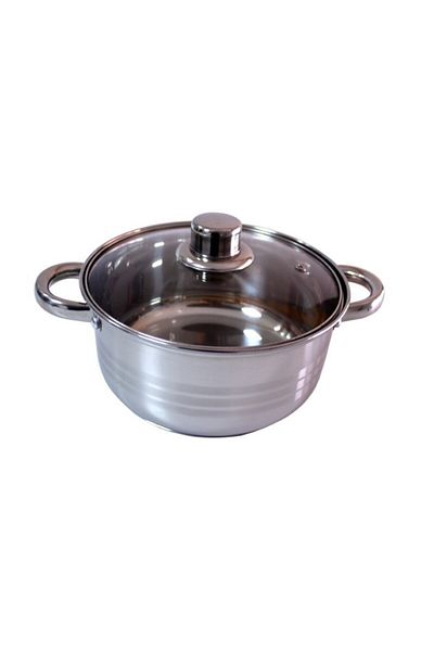 gogiva Pot, Stainless Steel, 3L