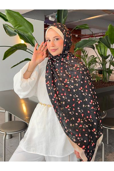 Mira İpek Retro Patterned Cotton Shawl Inspiration Series