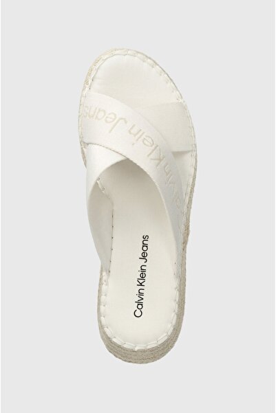 Calvin Klein slippers SPORTY WEDGE ROPE SANDAL MR