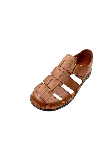 SULA Men's Cirtli Sandals Leather Taba Stitched Poly Sole