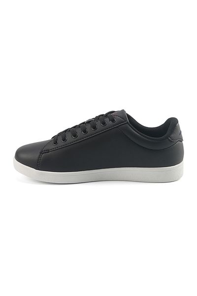 U.S. Polo Assn. Women's Black Low-Top Sneakers - Bold Lace-Up Style for Striking Everyday Look