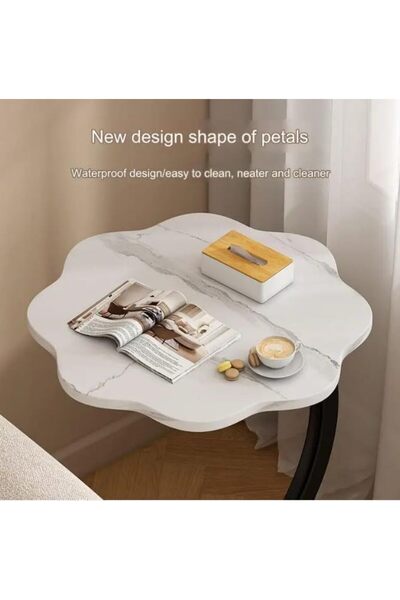 Türkiye Corner Accent Side Table, Sofa Coffee Table, Nightstand, Sofa Side Snack Table, Bedside End Table, L