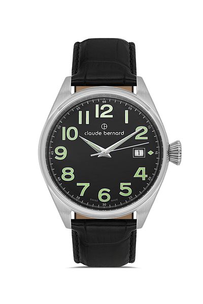 Claude Bernard Men's Wristwatch Cb.70203.3C.Nb