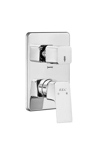 Eca Tiera Concealed Bidet Faucet with Perlator Surface Mounted Matte Black