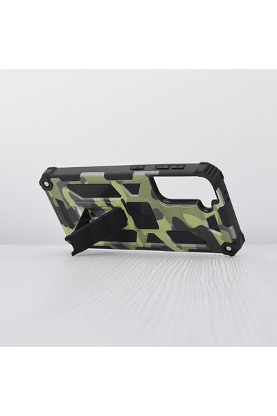 Techsuit Case for Samsung Galaxy S21 5G - Blazor Series - Camo Lime