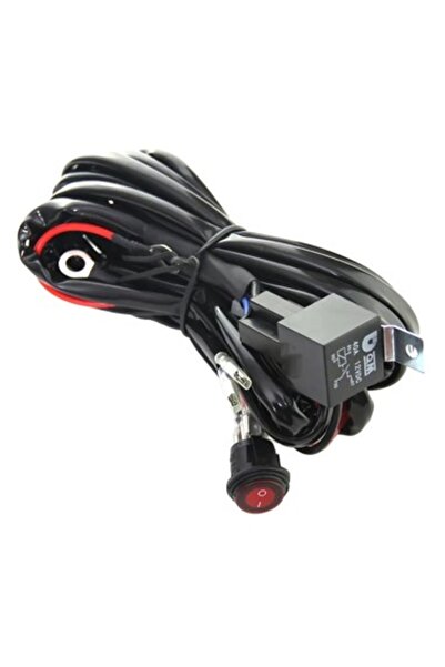 Xenon Bright Cablaj cu buton și releu de 12V pentru 1 proiector LED/bară LED ...