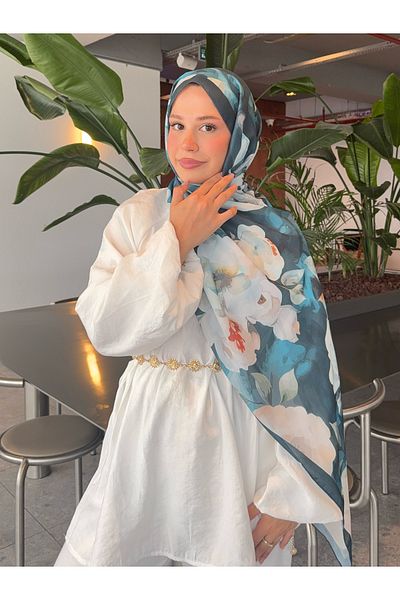Mira İpek Seria de inspirație șal din bumbac cu model retro