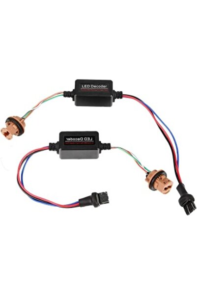 Xenon Bright Set de 2 x Anulatori de erori / Decodoare LED W21W/5W T20 cu două filamente