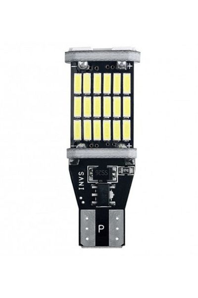Xenon Bright Bec auto cu LED-uri Canbus W16W, T15, 45 SMD 4014 12V
