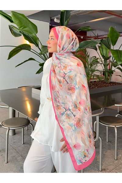 Mira İpek Retro Patterned Cotton Shawl Inspiration Series