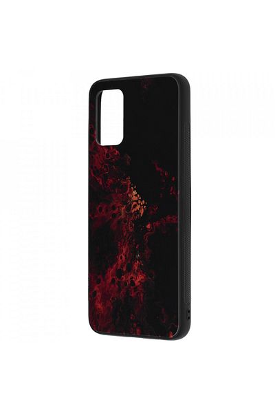 Techsuit Case for Samsung Galaxy A03s - Glaze Series - Red Nebula