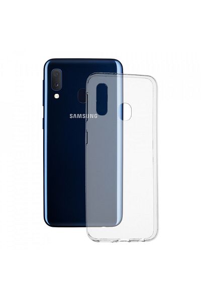 Techsuit Case for Samsung Galaxy A20e - Clear Silicone - Transparent