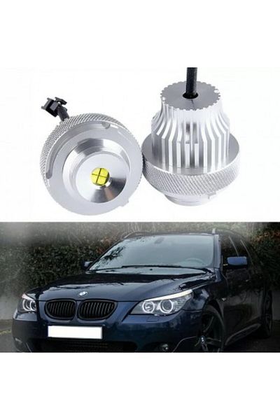 Xenon Bright Faruri LED Angel Eyes pentru BMW E60 LCI 32W Can Bus 2007 fără xenon din fabrică