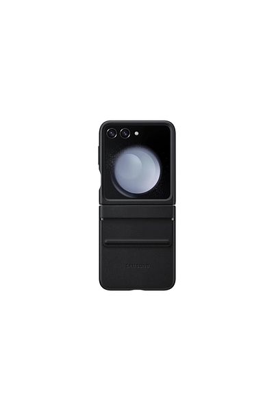 Samsung Flap -Leather Case for Galaxy Z Flip5, EF-VF731PBEGWW, Black