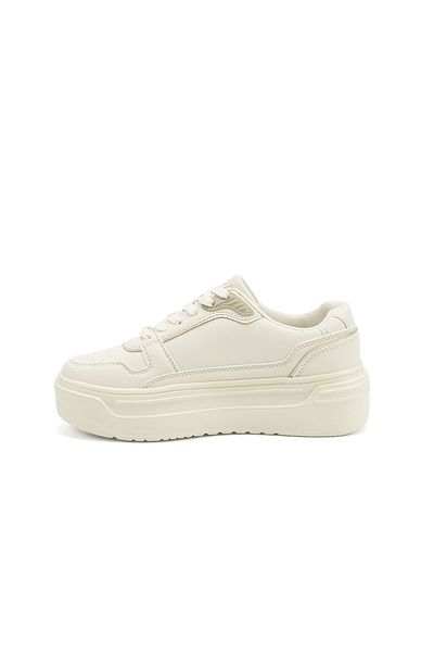 U.S. Polo Assn. Women's Beige Low-Top Sneakers - Style that Moves, Comfort that Lasts