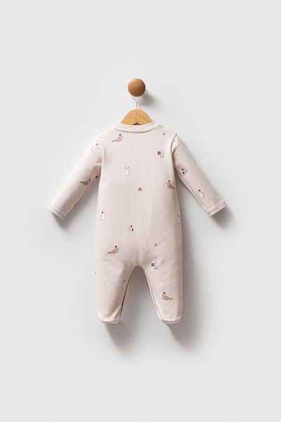 U.S. Polo Assn. Licensed Baby Boy Booties Jumpsuit