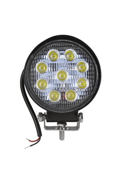 JBM Proiector LED auto off-road 27W/12V-30V, 1800 lumeni, rotund