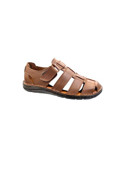 SULA Men's Cirtli Sandals Leather Taba Stitched Poly Sole