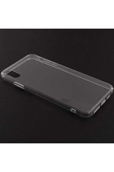 Techsuit IPhone XS Max Case - Clear Silicone - Transparent