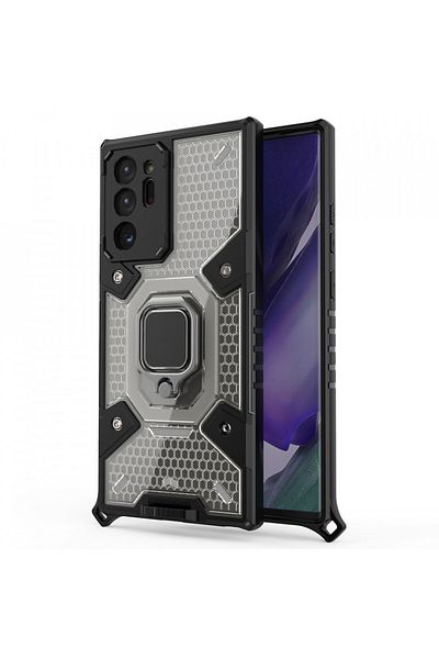 Techsuit Case for Samsung Galaxy Note 20 Ultra / Note 20 Ultra 5G - Honeycomb Armor - Black