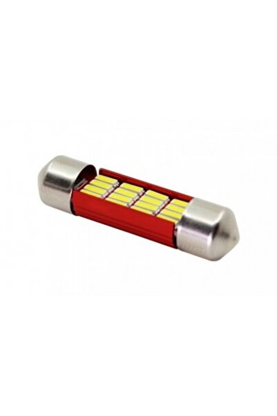 Xenon Bright Bec auto cu LED-uri de 36 mm cu 16 SMD 4014 fără polaritate