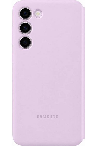 Samsung Smart Clear View Cover for Galaxy S23 Plus, EF-ZS916CVEGWW, Lilac