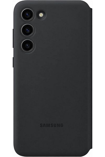 Samsung Smart Clear View Cover for Galaxy S23 Plus, EF-ZS916CBEGWW, Black