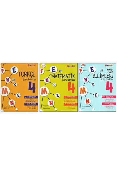 Fenomen Yayıncılık FENOMEN 4. SINIF TÜRKÇE+MATEMATİK+ FEN BİLİMLERİ (3 KİTAP)