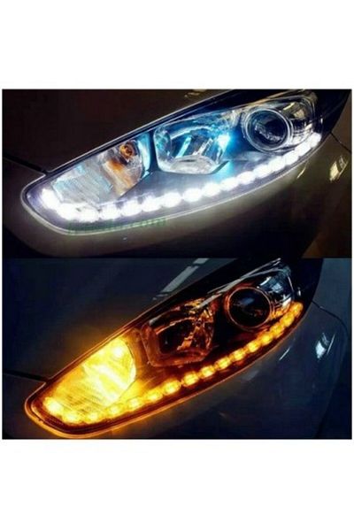 Xenon Bright Lumini de zi flexibile cu 16 module LED