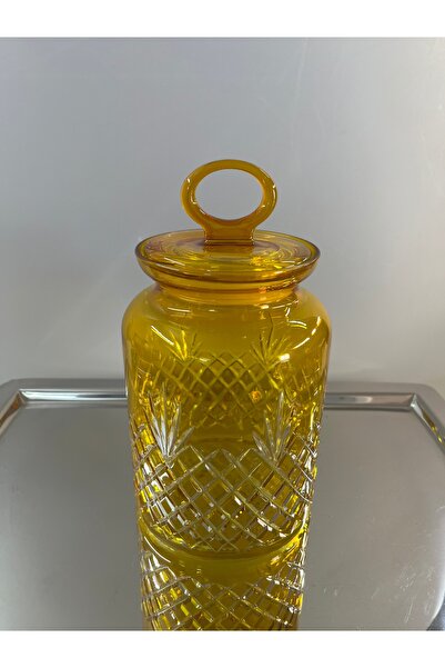 DECOSTYLE Paşabahçe Kitchen Polo Dekorlu Büyük Boy Renkli Cam Kavanoz – 1515 ...