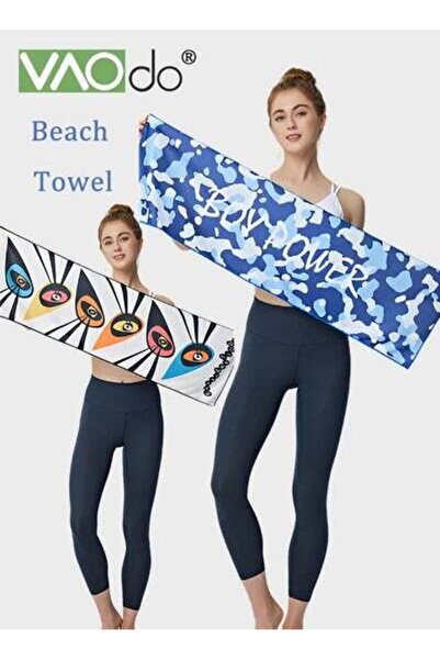 VAODO 2PCS Cooling Towels for Hot Weather Instant Cold Breathable Towel Chilly Rags