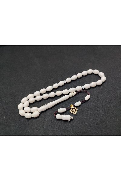 İskeçe Exclusive İskeçeli Cemil Master Double Sanding & Polishing Pheasant Imame El Boy Natural Camel Bone Certified 8094