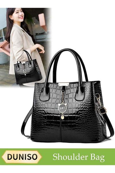 fun zone DUNISO Women's Shoulder Bag, Soft Leather Messenger Bag