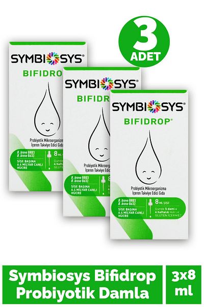 bıocodex Symbiosys Bifidrop Probiotic Drops 8 ml 3 Pieces