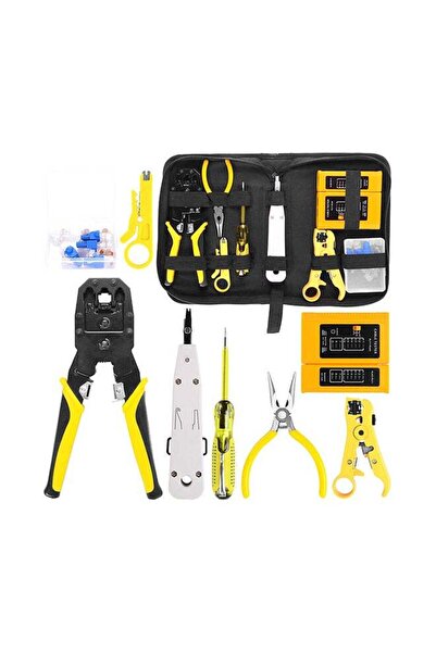 fun zone طقم أدوات إصلاح الشبكات متعدد الألوان ٢٦.٥٠×٥.٥٠×١٧.٥٠ سم