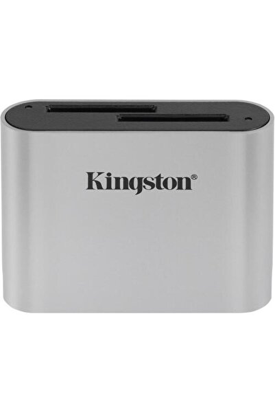 Kingston Accesoriu Stație de lucru Cititor de carduri cu două sloturi, SDHC și SDXC UHS-II, USB 3.2 Gen1