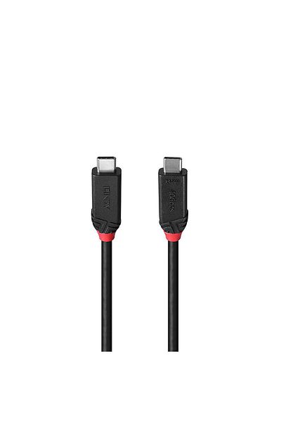 LİNDY Cablu 2m USB4 240W Type C, 40 Gbps, Black Line