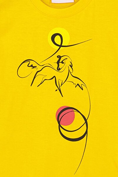 Pegas Tshirt Casual C Cal Yellow-10