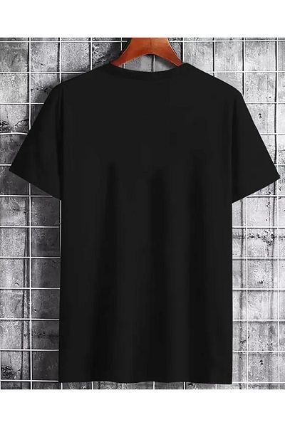 LUNAVISTA Graphic Printed Short Sleeve Round Neck Cotton T-Shirt