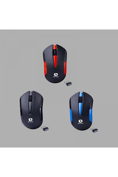 SERIOUX Mouse wireless, Drago 300, 1000dpi, rosu, baterie AA inclusa ,receptor nano, blister, U