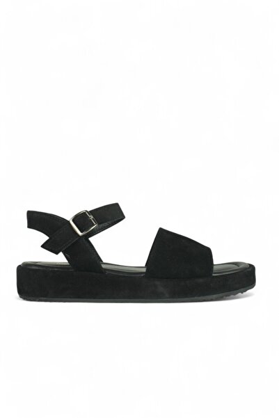 Fitbas 411008 008 Γυναικεία Μαύρα Σανδάλια Μεγάλου & Μικρού Μεγέθους