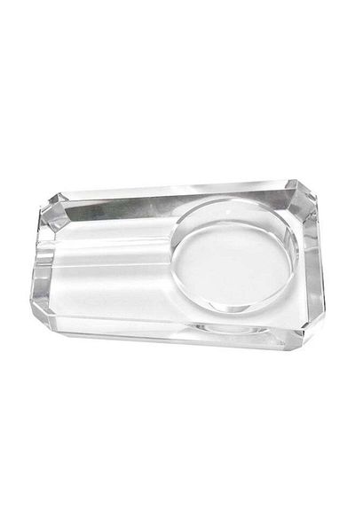 fun zone Generic Glass Ashtray Clear 15x9x4centimeter
