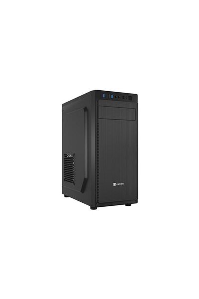 Natec ARACANTA Mid Tower BLACK Case, 6 Expansion Slots, Drive Bays: 1x3.5 3x2.5 1x5.25