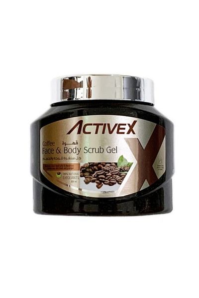 Activex Active X Face & Body Scrub Gel 500ml - Coffee