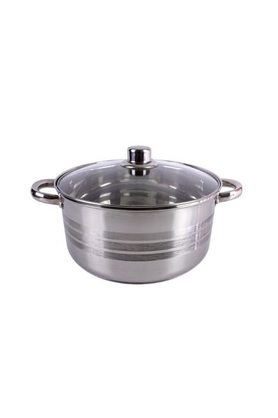 gogiva Stainless steel saucepan with lid, 5.5L