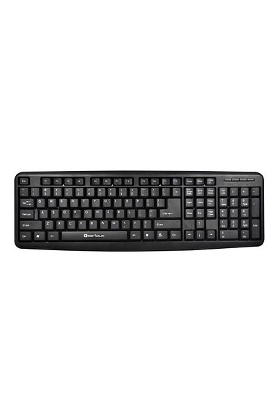SERIOUX Keyboard 9400USB, wired, US layout, black, 104 keys, USB