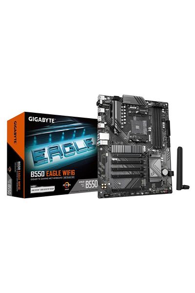 Gigabyte Placa de Baza B550 EAGLE WIFI6 AM4, 4x DDR4, 1x HDMI, 1x PCIE 4.0 x16, 2x M.2, 4x SATA