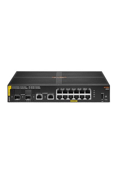 Aruba Networks HPE Aruba Networking CX 6000 12G Class4 PoE 2G/2SFP 139W Switch