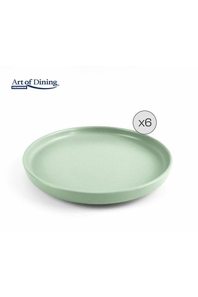 Heinner SET OF 6 CERAMIC DESSERT PLATES 20 CM, YVONNE, ART OF DINING BY