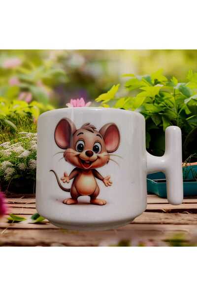 GameFruy Cute Mouse Double Sided Printed Mug - Ceramic Tea, Coffee Gift Cup